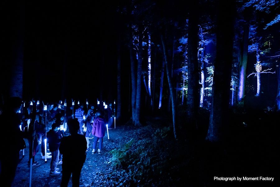 案例｜老子有钱官网为壮观的Kamuy Lumina魔法夜行旅游项目提供配乐设备