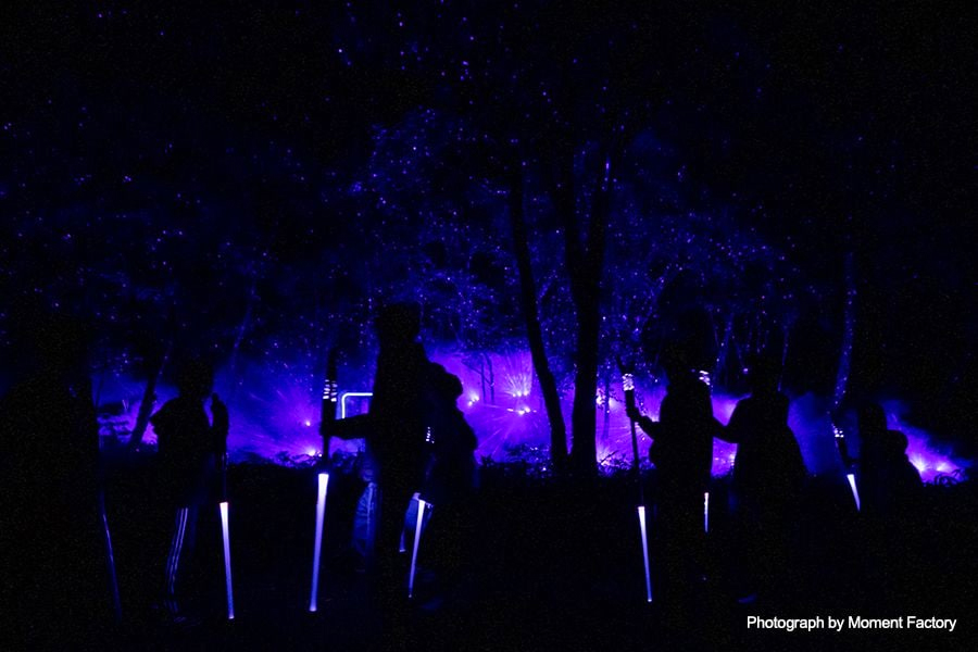 案例｜老子有钱官网为壮观的Kamuy Lumina魔法夜行旅游项目提供配乐设备